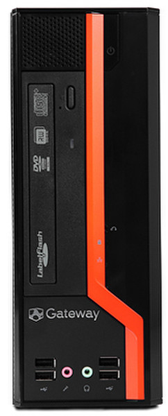 Gateway DS10 3.2GHz E5800 SFF Schwarz, Rot PC