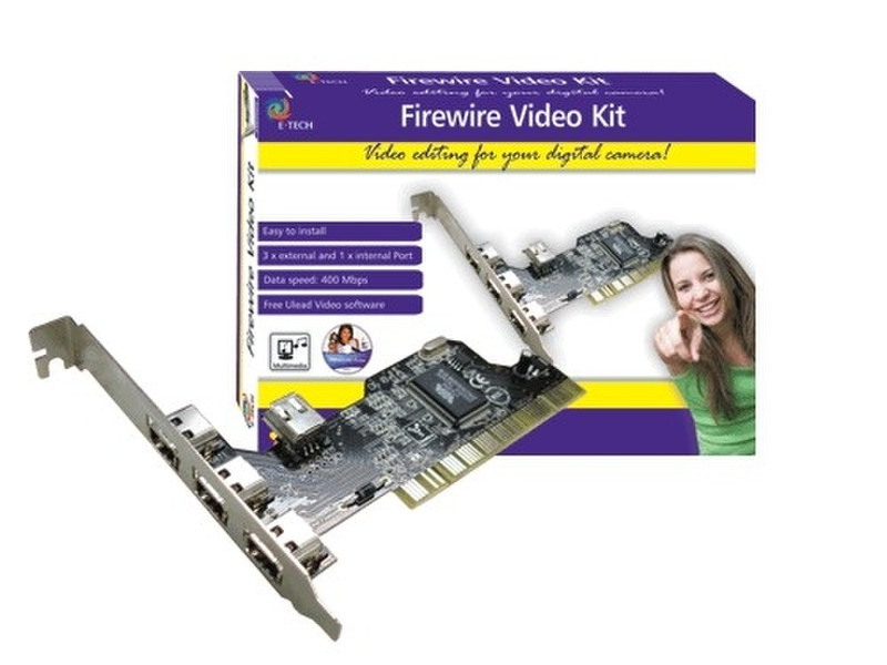 Eminent FireWire Video Kit Schnittstellenkarte/Adapter