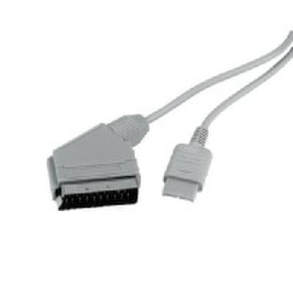 Hama 34103 1.8m SCART (21-pin) Grey video cable adapter