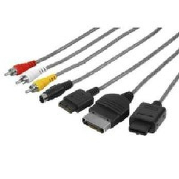 Hama 34368 1.83m RCA Black video cable adapter