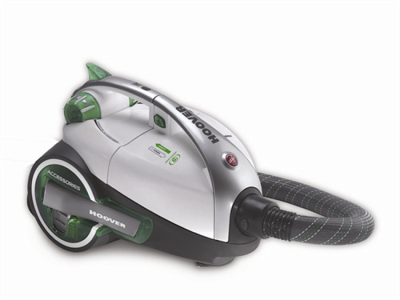 Hoover TFV 1215 Цилиндрический пылесос 2.3л 2000Вт Зеленый, Белый