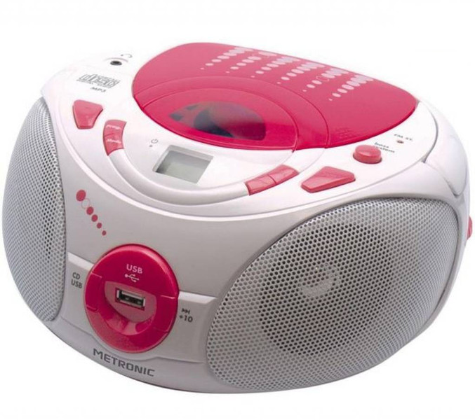 Metronic 477110 2Вт Розовый CD радио