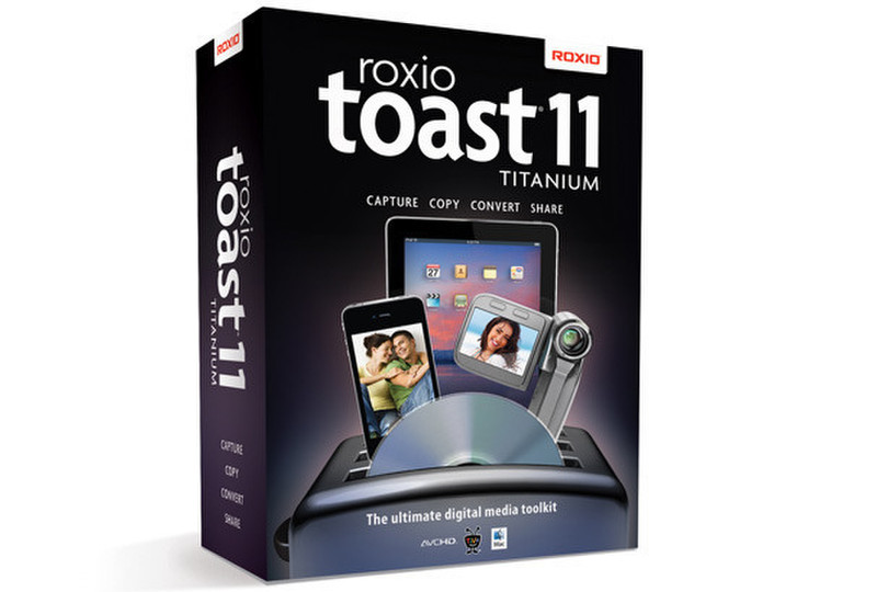 Roxio Toast 11 Titanium, Mac, EDU, ML