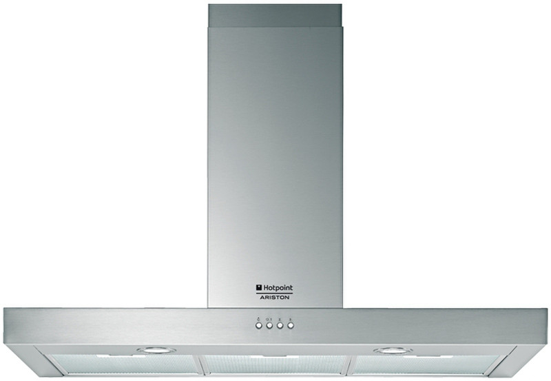 Hotpoint HF 9 F IX/HA Wall-mounted 420m³/h Stainless steel cooker hood