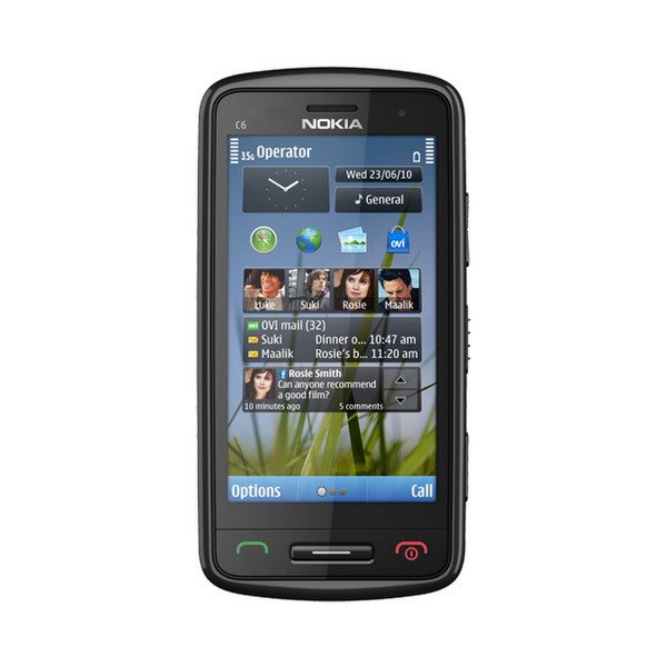 Nokia C6 Черный, Серый, Cеребряный