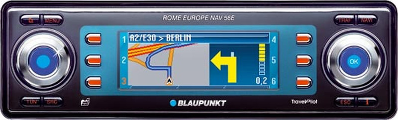 Blaupunkt TravelPilot Rome Europe Фиксированный навигатор