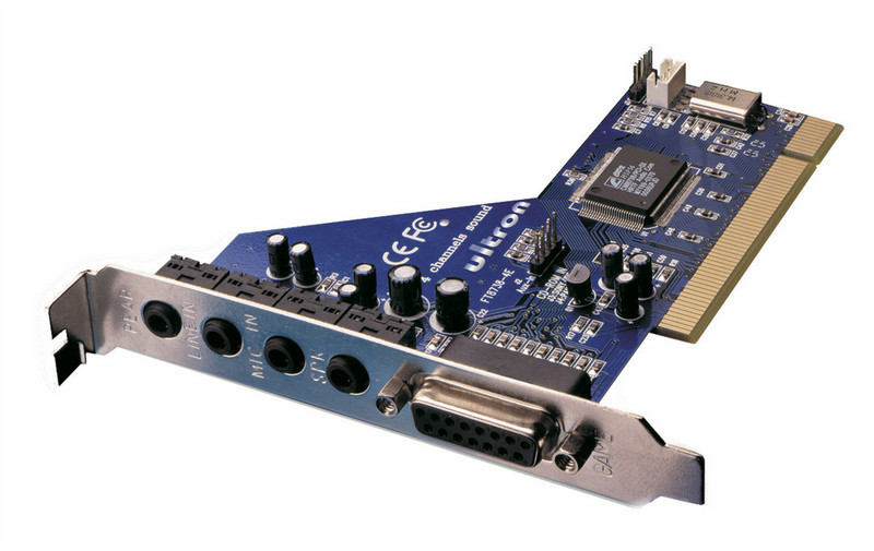 Ultron QuadroSound Soundcard Внутренний 4.1канала PCI