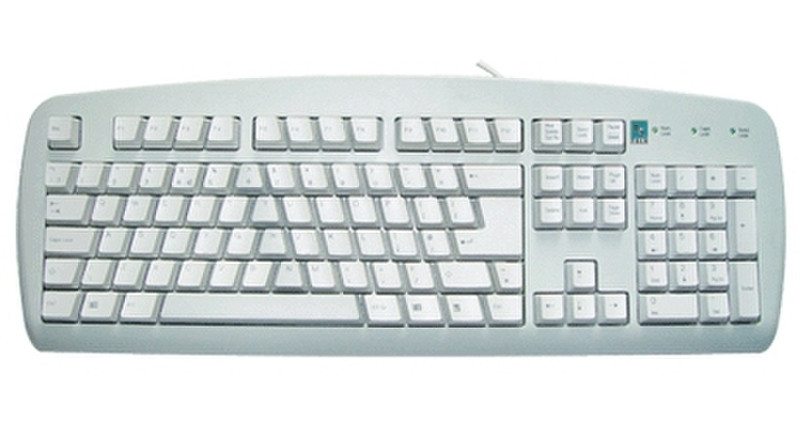 A4Tech A-Shape Nature Keyboard KB-6 PS/2 Белый клавиатура