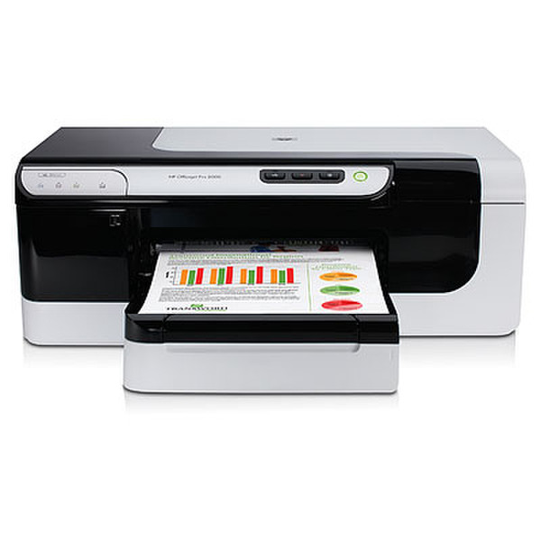 HP Officejet Pro 8000 Цвет 4800 x 1200dpi A4 Черный, Серый струйный принтер