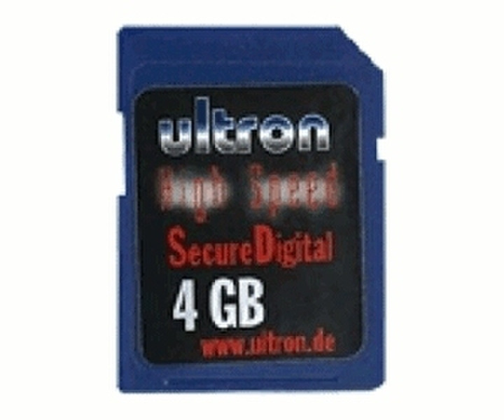 Ultron HighSpeed Secure Digital Card 4 GB 4GB SD memory card