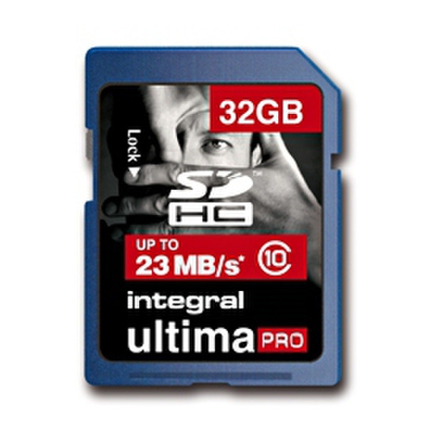 Integral UltimaPro 32GB SDHC Class 10 memory card
