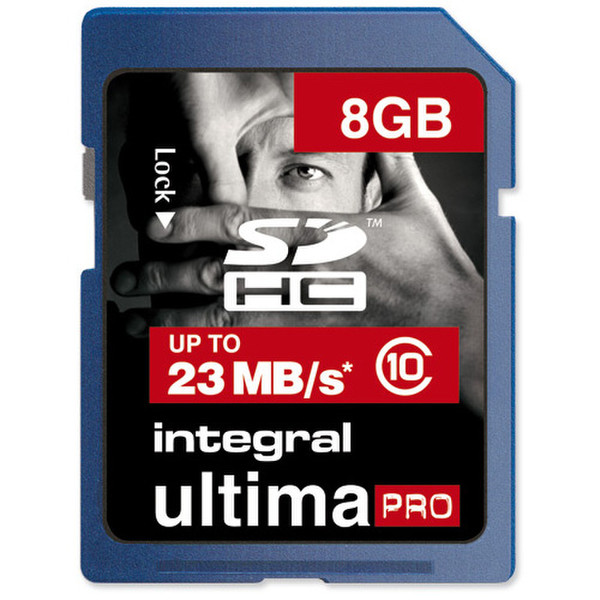 Integral UltimaPro 8GB SDHC Class 10 memory card