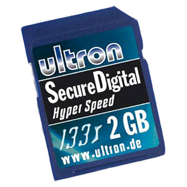 Ultron SD Hyper Speed 133 x 2 GB 2GB SD Speicherkarte