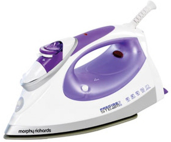 Morphy Richards 40730 Steam iron Ceramic soleplate Purple,White iron