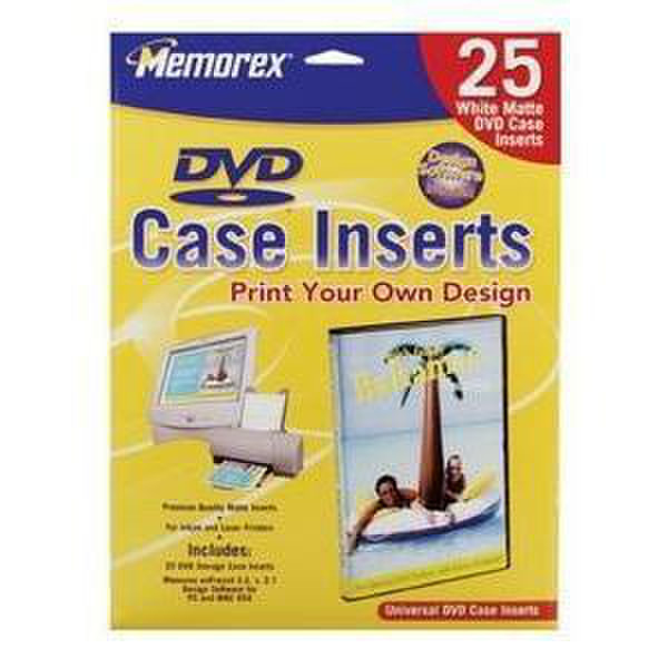 Imation DVD Storage Case Inserts 25 Pack Weiß