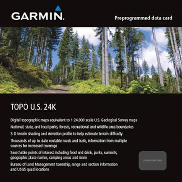 Garmin TOPO U.S. 24K - Mountain North