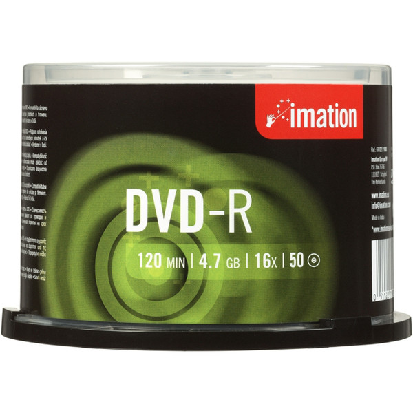 Imation 04064 4.7ГБ DVD-R 50шт чистый DVD