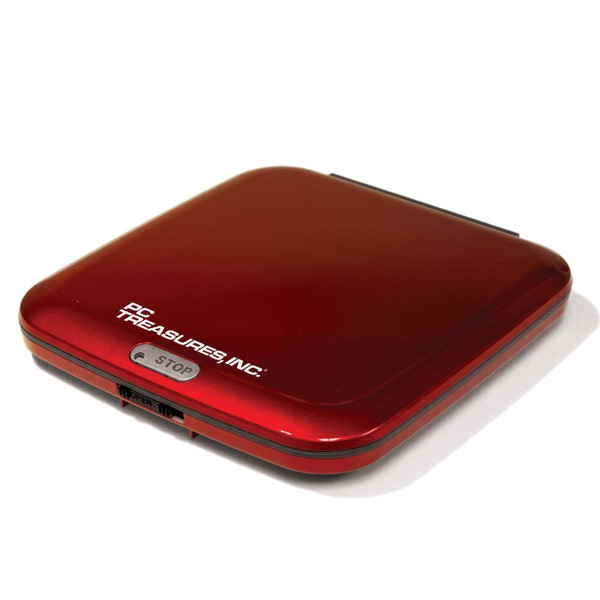 PC Treasures USB DVD-ROM Red optical disc drive