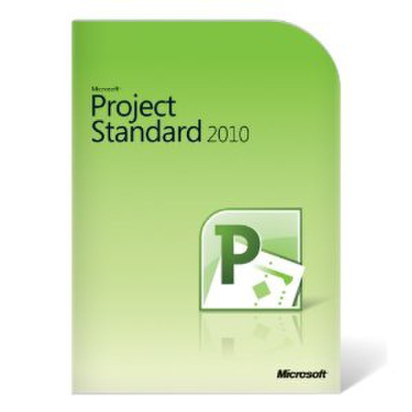 Microsoft Project 2010 Standard, 1u, x32/x64, DVD, ENG