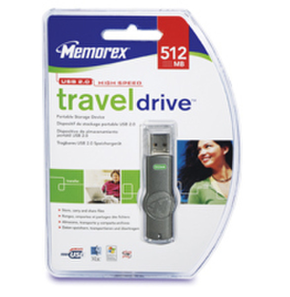 Memorex TravelDrive 512MB 0.512ГБ USB флеш накопитель