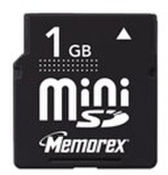 Memorex Mini SD TravelCard 1GB 1GB MiniSD memory card