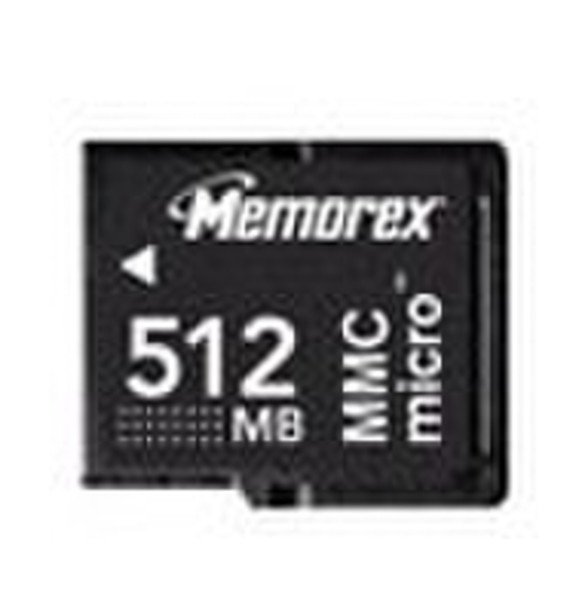 Memorex MMC Micro TravelCard 512MB 0.5GB MMC memory card
