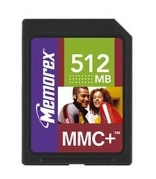 Memorex MMC Plus TravelCard 512MB 0.5GB MMC memory card
