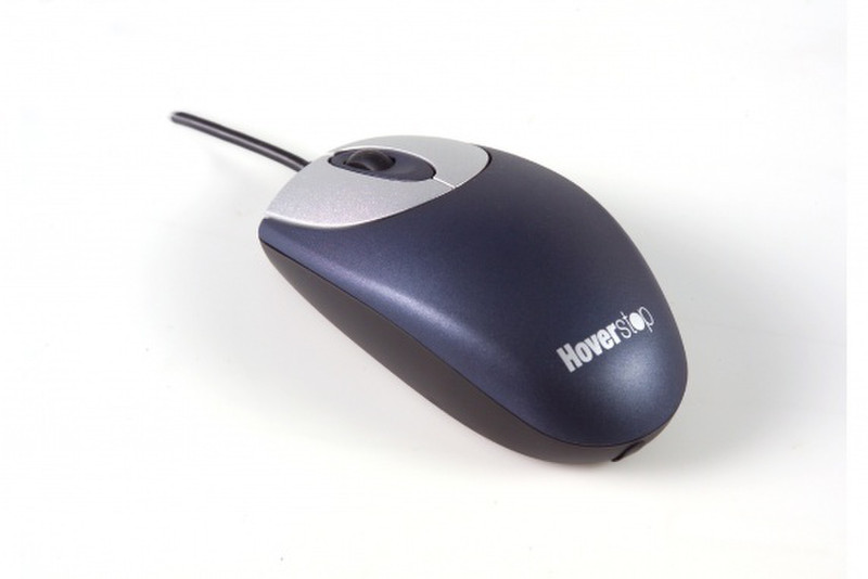 BakkerElkhuizen Hoverstop Mouse USB+PS/2 800dpi Синий компьютерная мышь