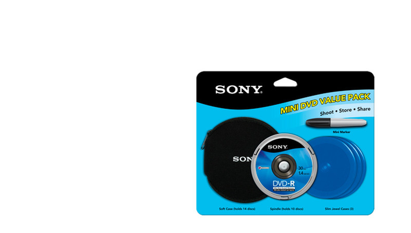 Sony DVD-R Value 10-Pack 1.4GB DVD-R 10pc(s)