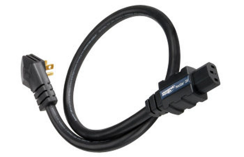 Monster Cable 121540-00 0.6m Schwarz Stromkabel