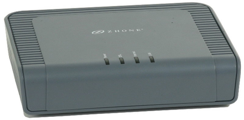 Zhone 1511-A1 Eingebauter Ethernet-Anschluss ADSL2+ Grau Kabelrouter
