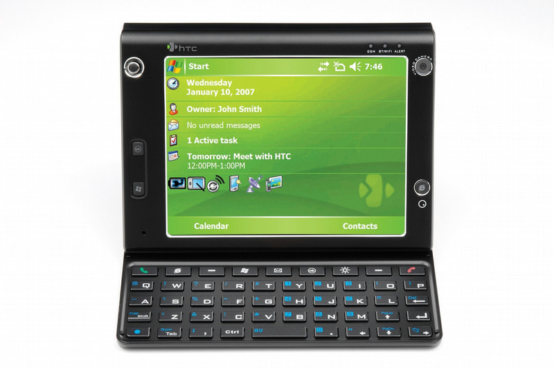 Qtek The HTC Advantage X7500, FR 5Zoll 640 x 480Pixel 359g Schwarz Handheld Mobile Computer