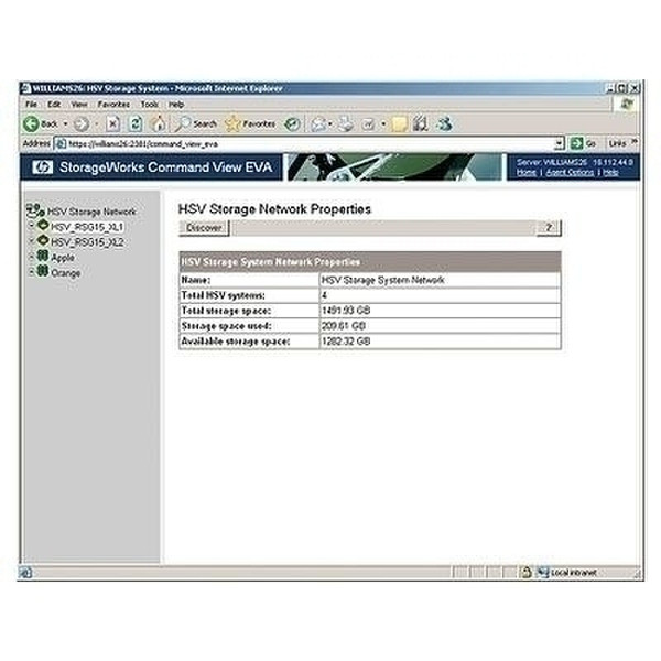 Hewlett Packard Enterprise StorageWorks Command View EVA6000 Upgrade to Unlimited Capacity Use per EVA LTU