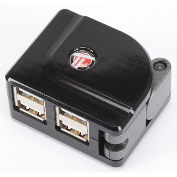 Targus Travel USB 2.0 4-Port Hub 480Мбит/с хаб-разветвитель