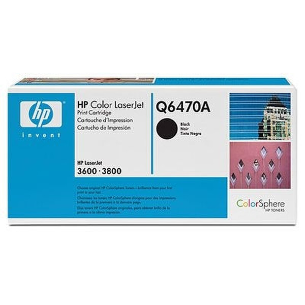 HP Color LaserJet Q6470A Black Print Cartridge