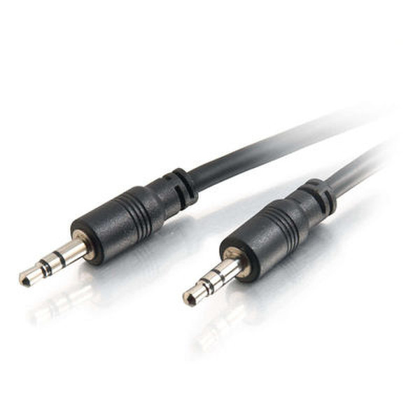 C2G 35ft CMG-Rated 3.5mm Stereo Audio Cable With Low Profile Connectors 10.67м 3,5 мм 3,5 мм Черный аудио кабель