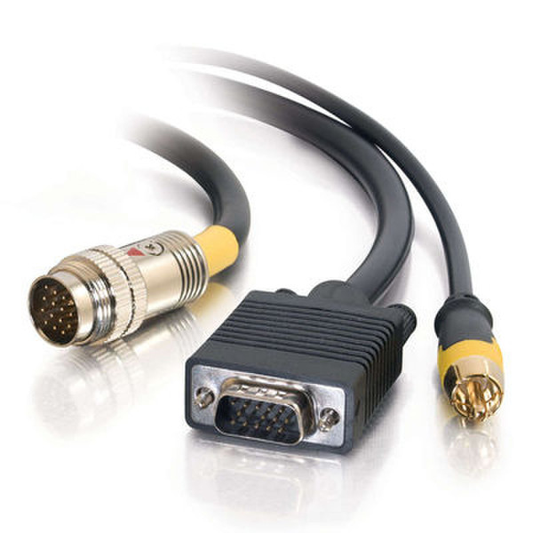 C2G 40875 0.45m Schwarz Videokabel-Adapter