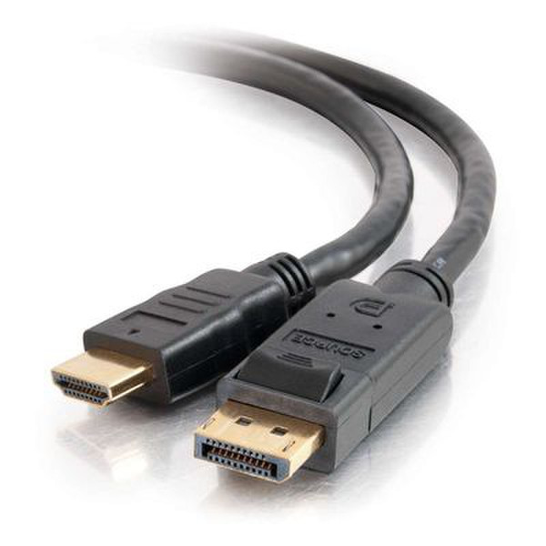 C2G 2m DisplayPort 1.1 Male to HDMI Male Cable 2m DisplayPort HDMI Schwarz