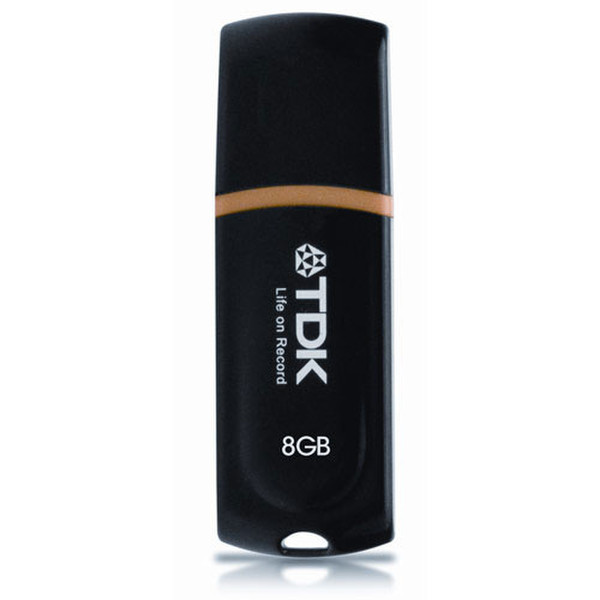 TDK 8GB USB 2.0 Mobile 8ГБ USB 2.0 Type-A Черный USB флеш накопитель