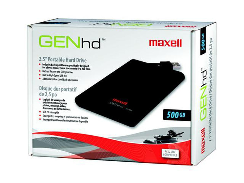 Maxell 500GB GENhd 500GB Black