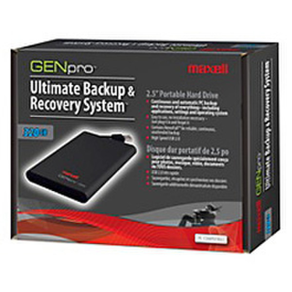 Maxell 320GB GENpro 2.0 320GB Black