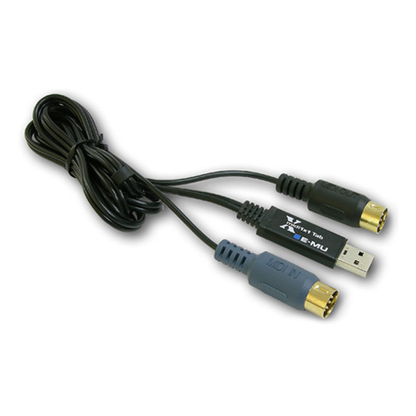 Creative Labs E-MU Xmidi 1x1 Tab MIDI USB 1.1 Black video cable adapter
