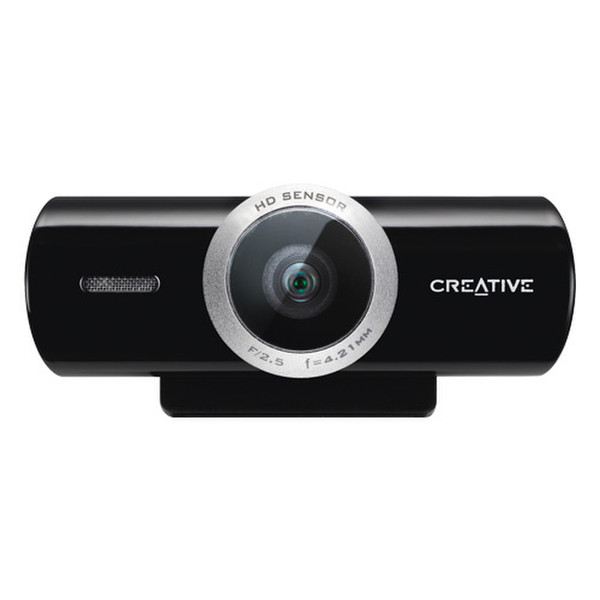 Creative Labs Socialize HD Webcam 5МП 1280 x 720пикселей USB 2.0 Черный