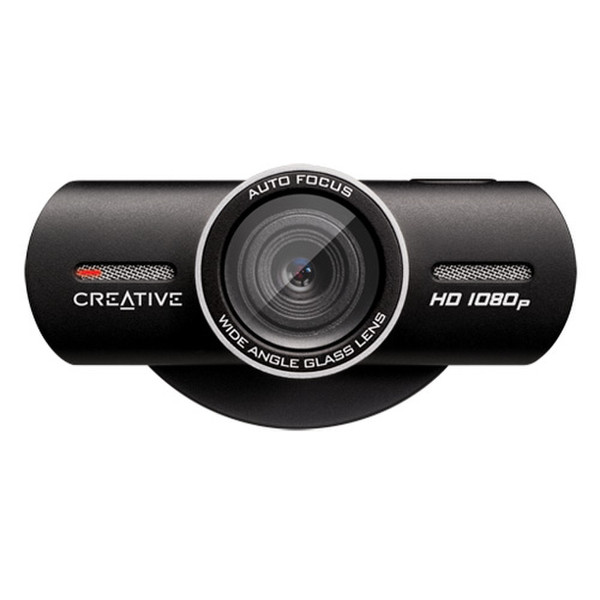 Creative Labs Socialize HD 1080 HD Webcam 12МП 1920 x 1080пикселей USB 2.0 Черный