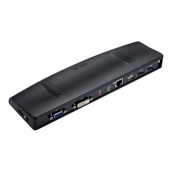 ASUS USB2.0 HZ-1 Black notebook dock/port replicator