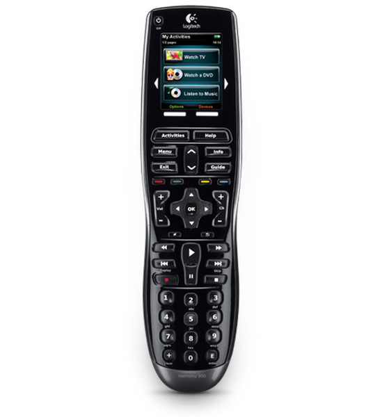 Logitech Harmony 900 Черный пульт дистанционного управления