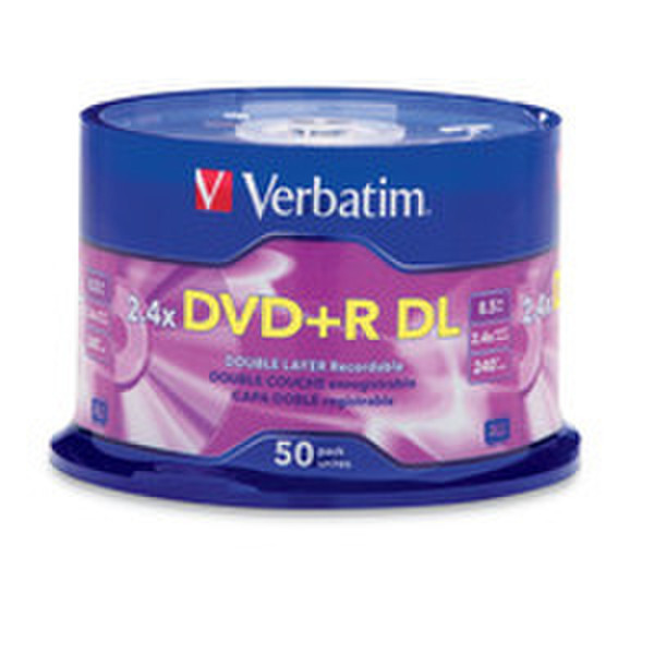 Verbatim 96577 8.5GB DVD+R DL 50Stück(e) DVD-Rohling