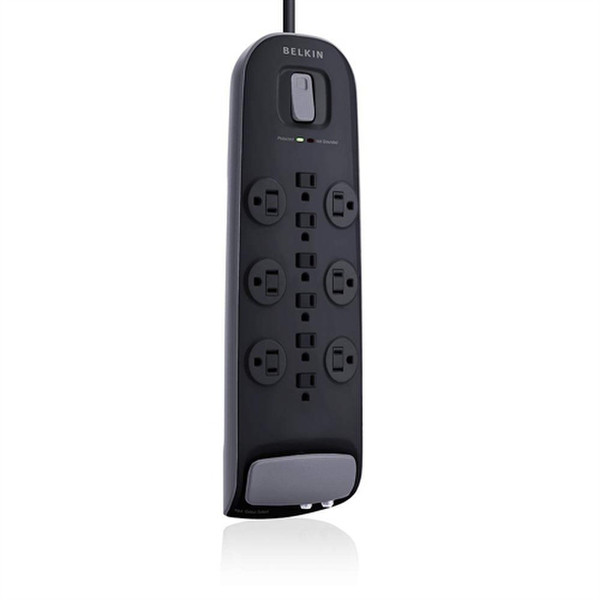 Belkin BV112230-08-BLK 12розетка(и) 125В 3.66м Черный сетевой фильтр