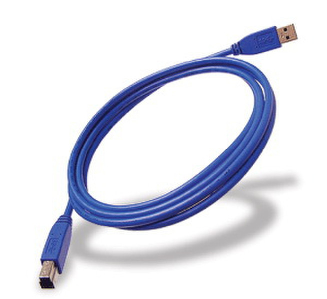 Siig CB-US0312-S1 1м USB A USB B Синий кабель USB