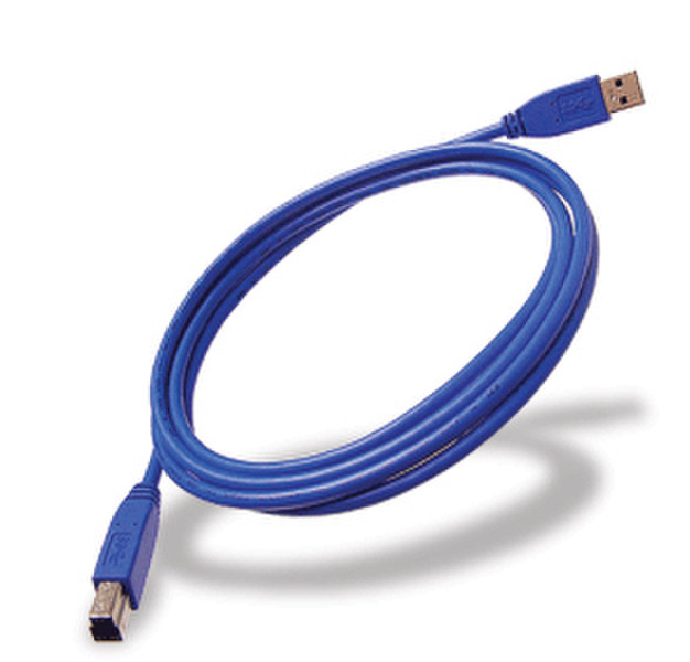 Siig CB-US0412-S1 2m Blau USB Kabel